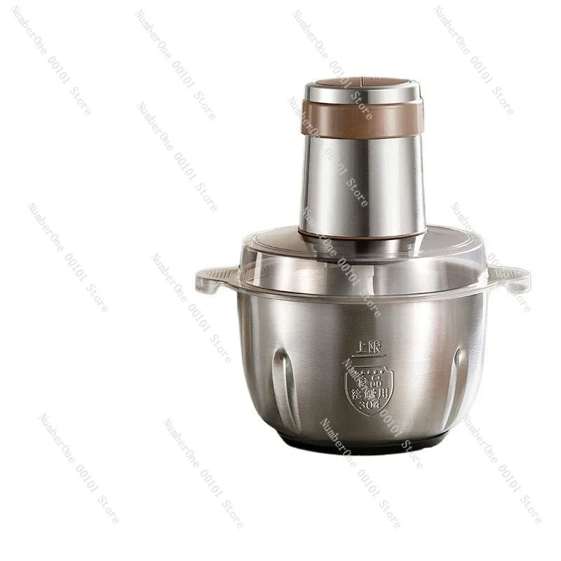 Household meat grinder,large capacity,small blender,multi-function stainless steel electric food processor