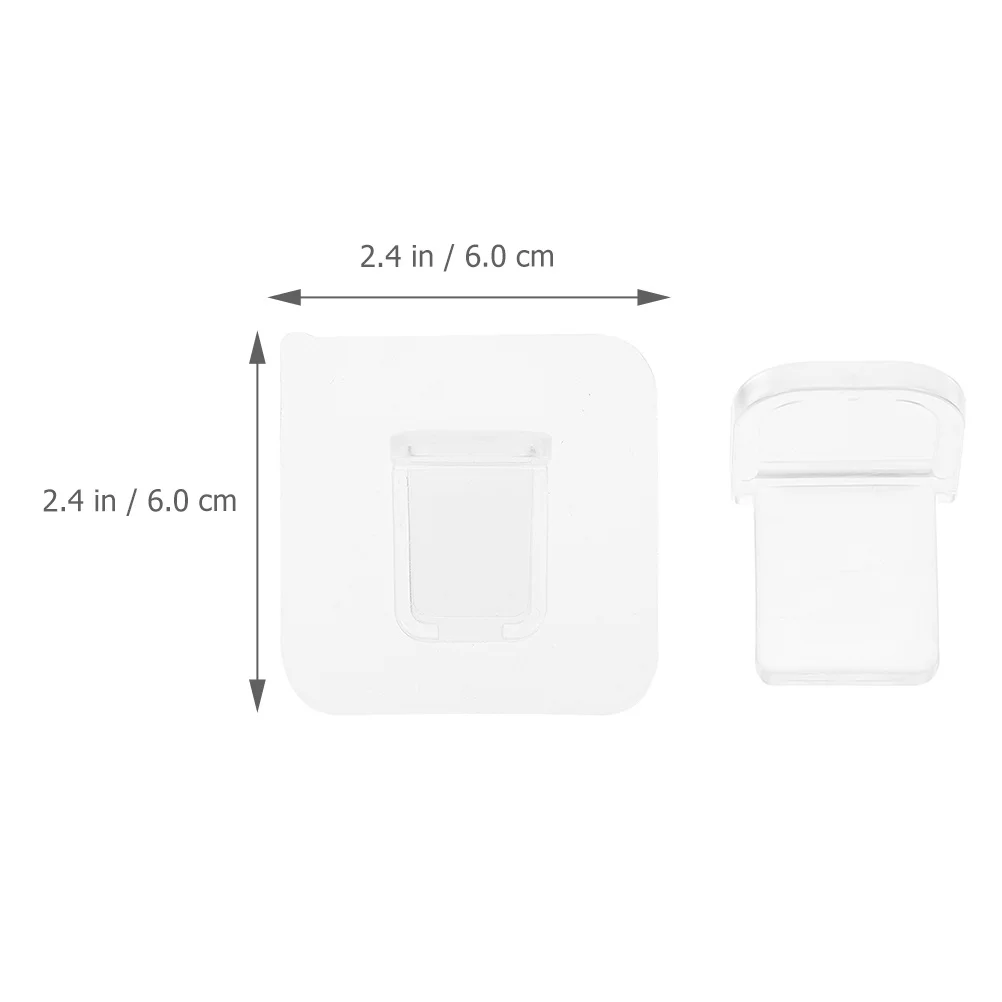 

16Pcs Transparent Punch Free Shelf Support Closet Shelves Holders Adhesive Shelf Support Adhesive Shelves Clips