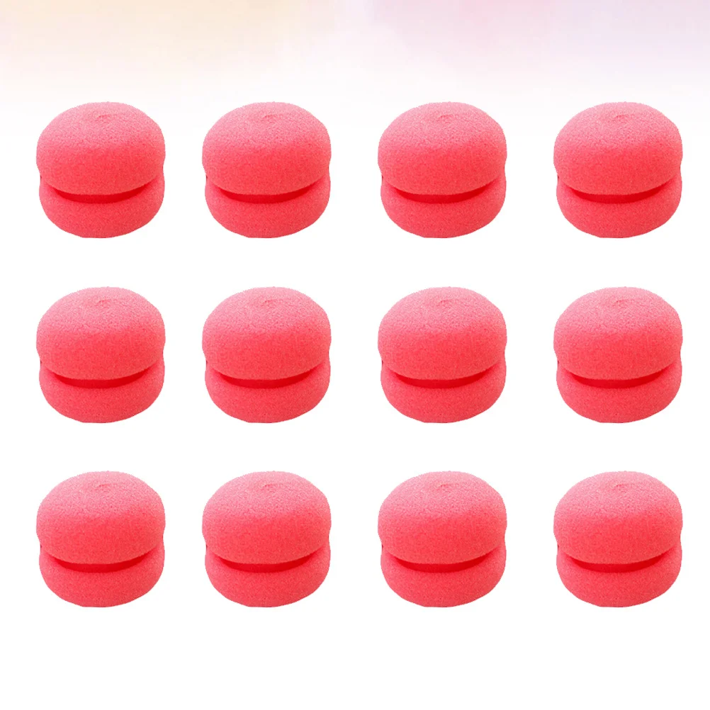 

12pcs Sponge Curler For Hair Volume Waves Reusable Lightweight Styling Tool Curling Hair Ball Hairdressing Accessories