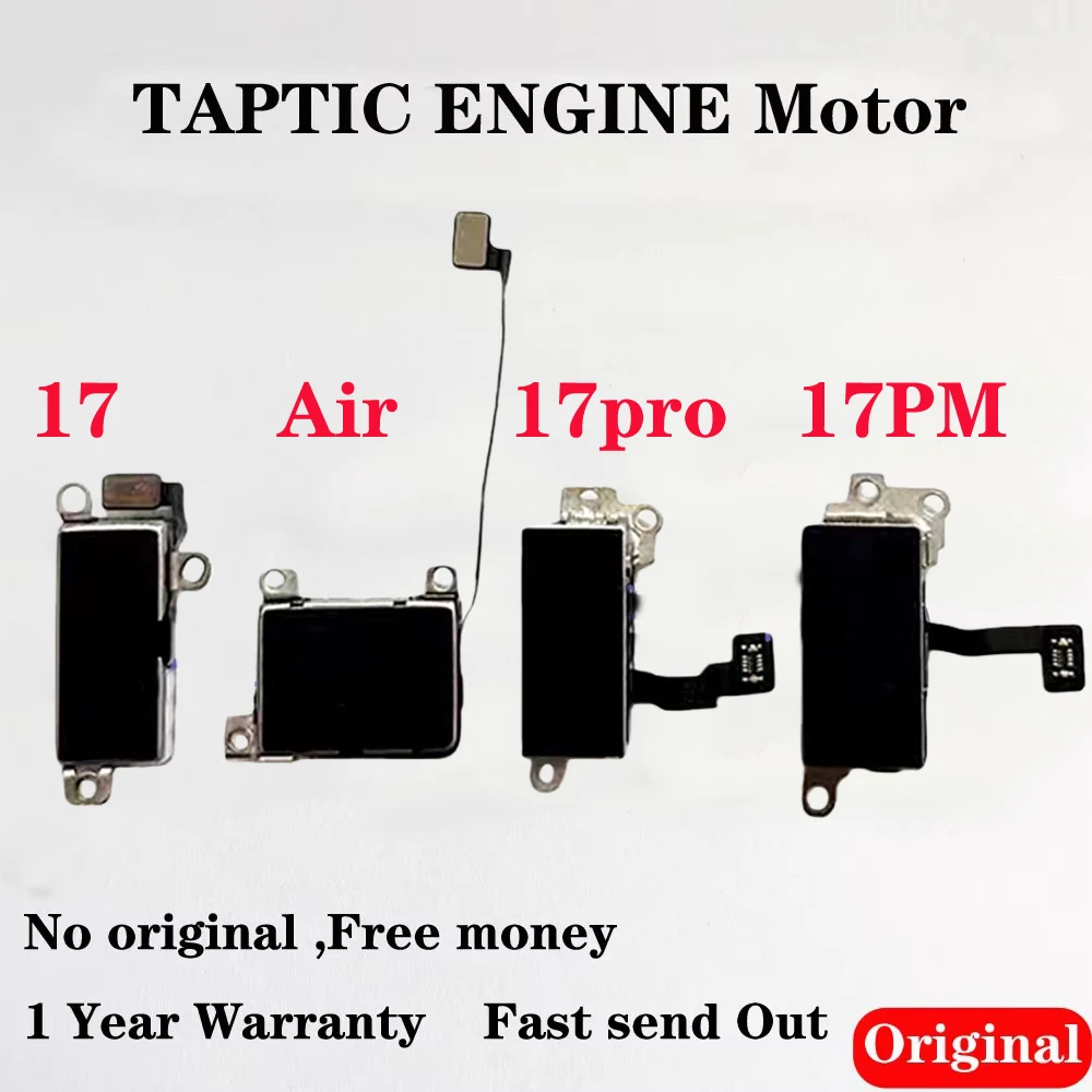 Original para IPhone 17AIr 17 Pro Max Motor TAPTIC Motor vibrador piezas de repuesto de cable flexible
