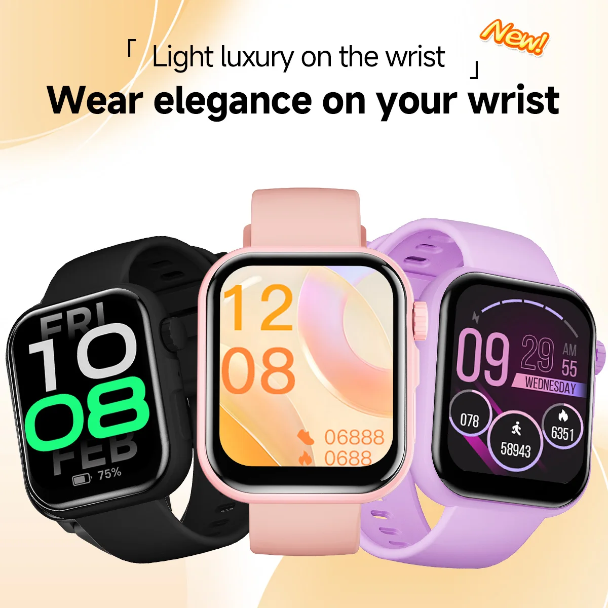 New Smartwatch 2026 1.83''Screen AMOLED for Android/IOS Sports  Bluetooth Call Voice Assistant Game For Men Women Gift