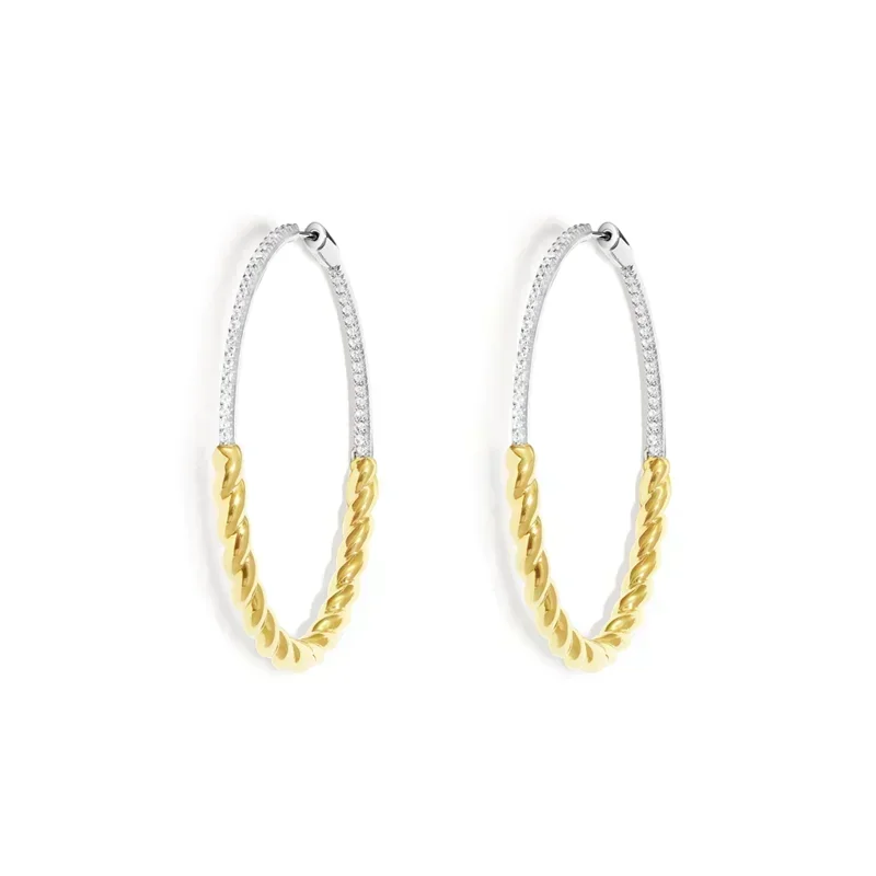 LI KI High quality 925 Sterling Silver 2023 July New Sunflower Earrings Plated Yellow Gold Stylish Exquisite  Jewelry view 4