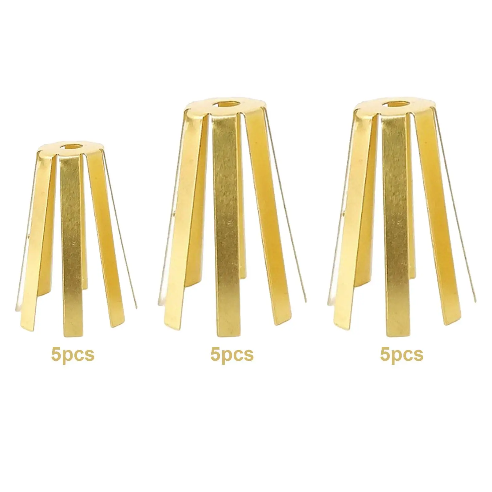 5pcs Universal Golf Brass Shaft Wedge Adapter for Golf Club Shaft, Heavy Duty Easy to Use for All Shaft Thicken 25mm