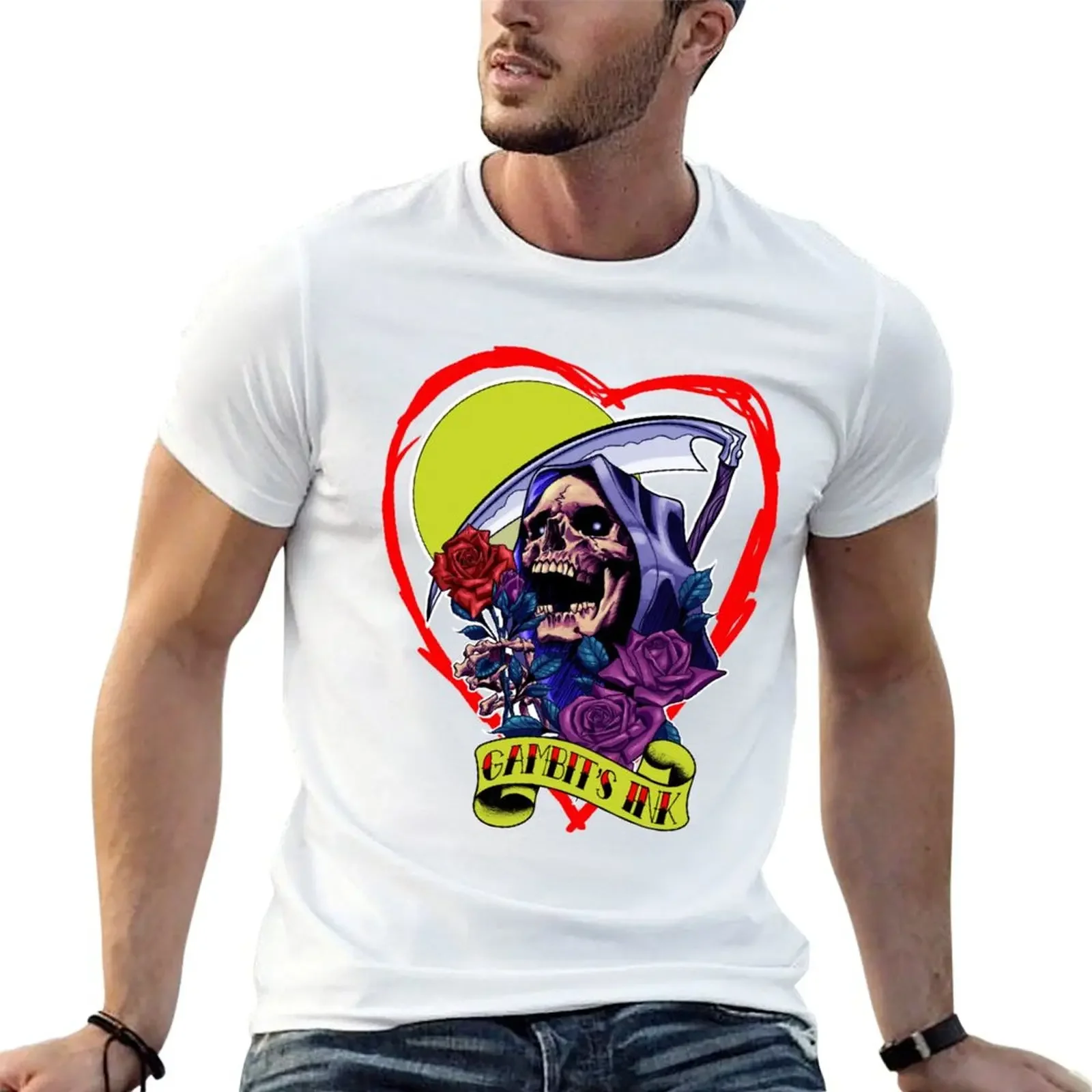 Reaper Love T-Shirt hippie clothes plus sizes mens clothes