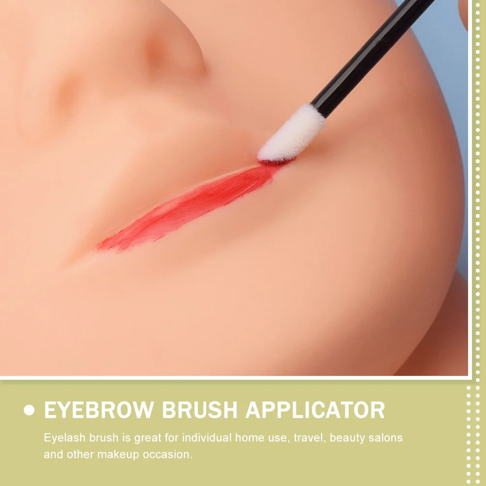 

Eyelash Brush Eyebrow Disposable Plastic Nylon Double Ended Applicator for Extensions Comb mascara Supplies lash
