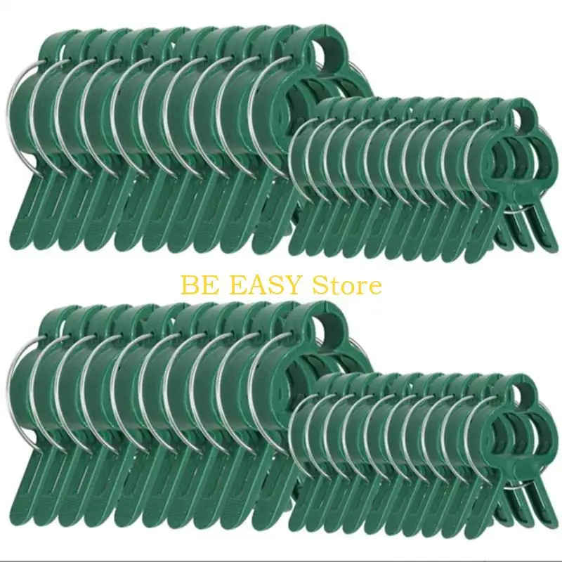 E28F Plastic Tomato Grape Vegetable Plant Support Climbing Clips for Securing Plant Fixing Clips,Garden Clips