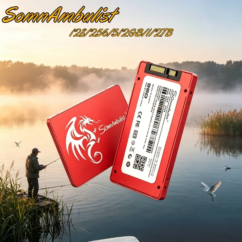 SomnAmbulist SATA3 SSD 128GB 256GB 512GB 960GB 1TB 2TB Disco sólido econômico para modificação de notebook antigo