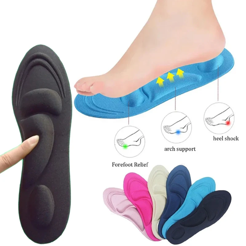 Einlegesohlen Arch Support 4d Orthese Frauen Männer Arch Support Einlegesohlen Sport Komfort Memory Foam Stoßdämpfer Einlegesohlen Fersen Fußpflege