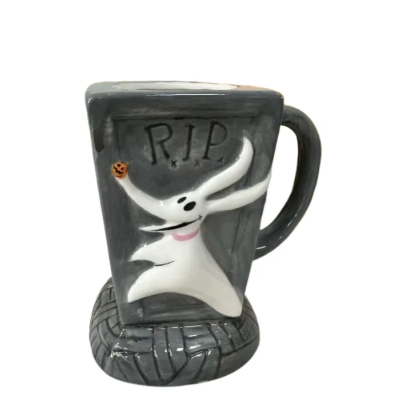 

Ghost Tombstone Ceramics Mugs Coffee Mug Milk Tea Office Cups Drinkware the Best birthday Gift