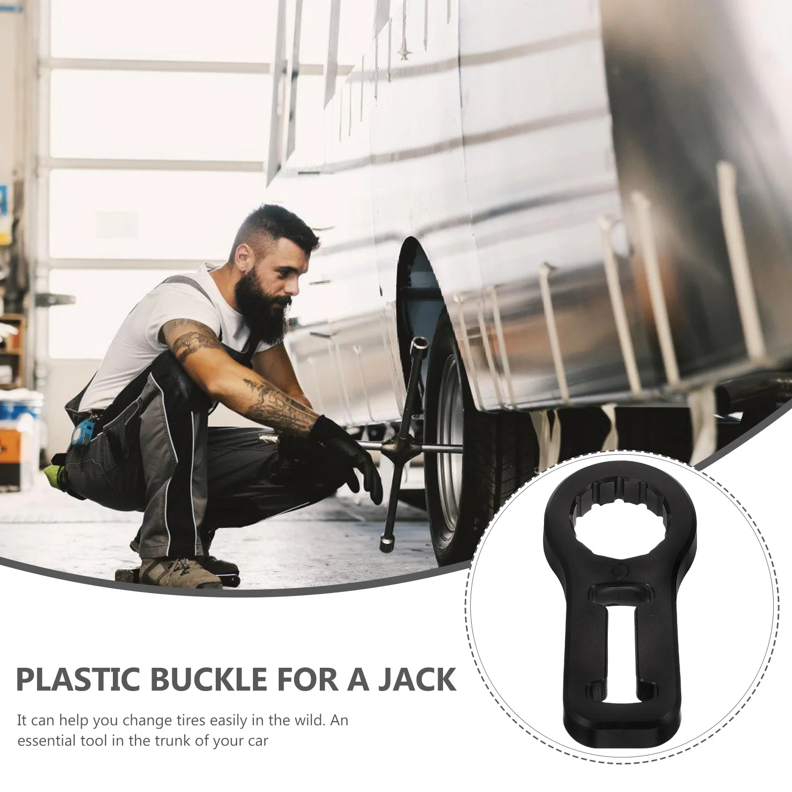 

Plastic Buckle Accessories Durable Fixing Buckle Car Repair Lifting Jack Accessories Car Repairing Tool