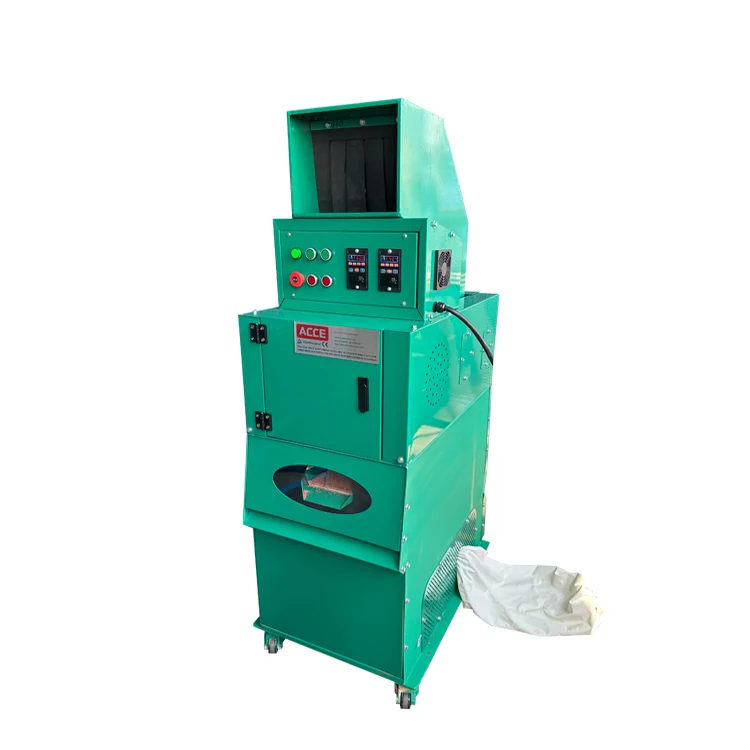 Scrap electric copper wires crushing granulators aluminum plastic separator recycling machine  for  wires shredding