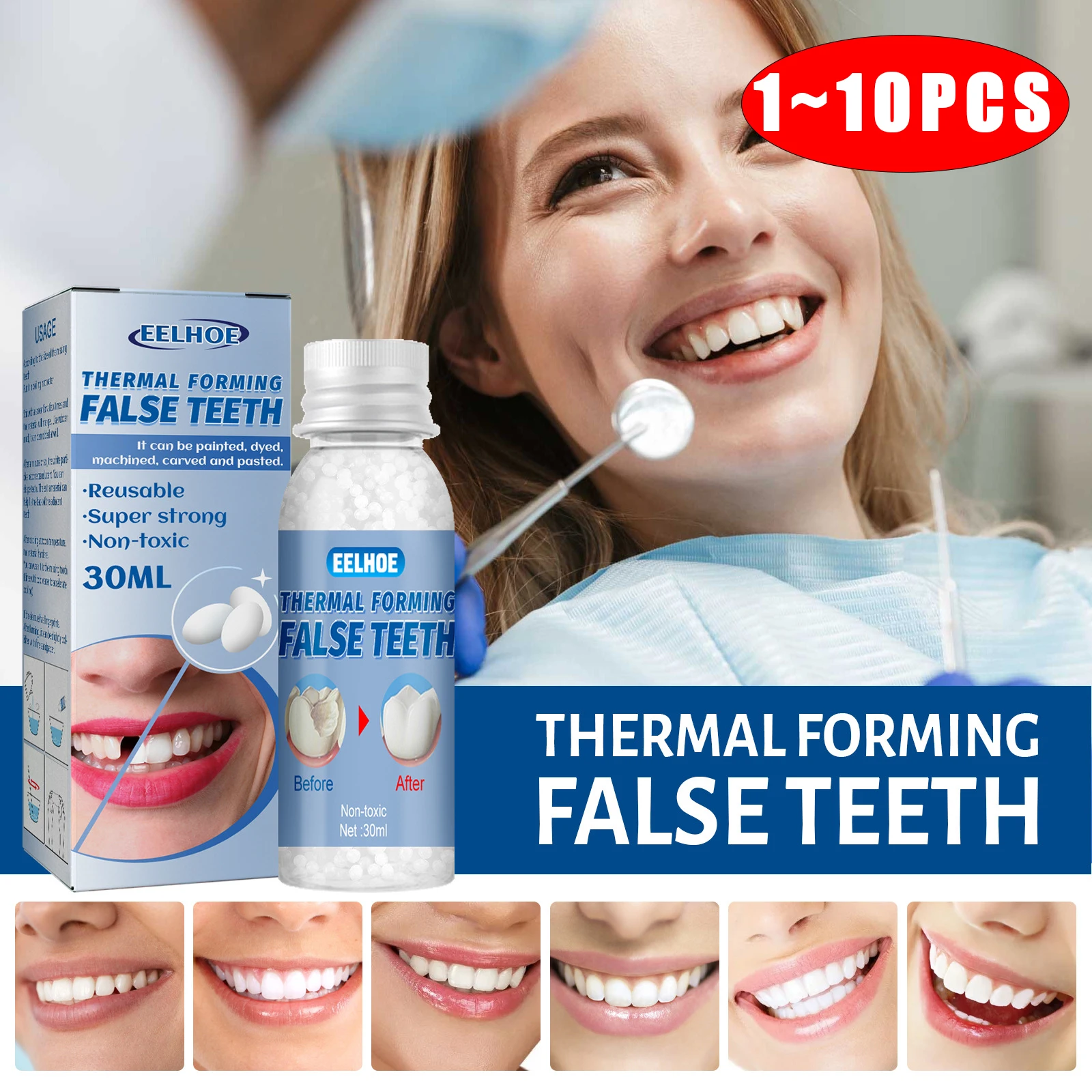 

Клей для временного ремонта зубов, клей для ремонта зубов из смолы, клей для зазора зубов, накладные зубы, твердый клей, безопасные Стоматологические принадлежности