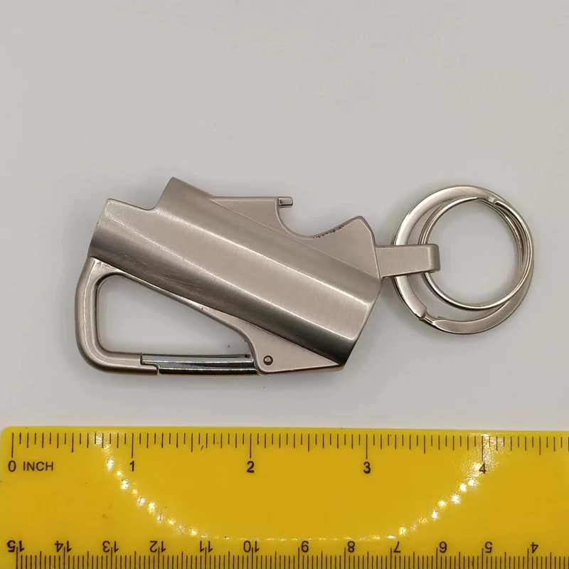 1PC. Multi-Function Metal Lighter Case Cover Fits BIC J5 Lighter Key Chain Pendants Excluding lighter