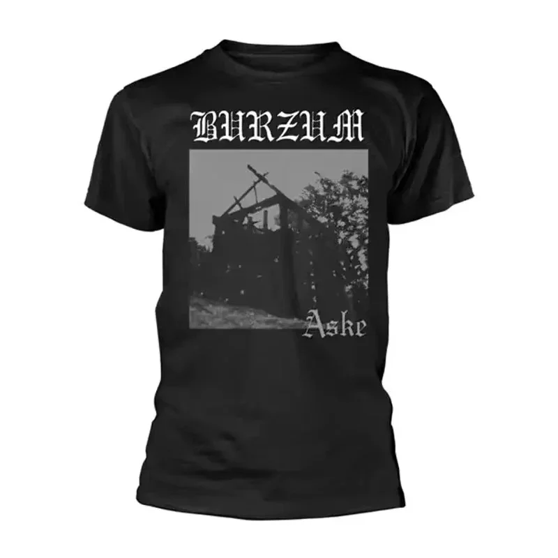 Sommer 2026 Beliebtes Legendäres Norwegisches Black-Metal-Band Burzum Thema Outdoor Freizeit Modisches Herren Kurzarm-T-Shirt – Detail 11