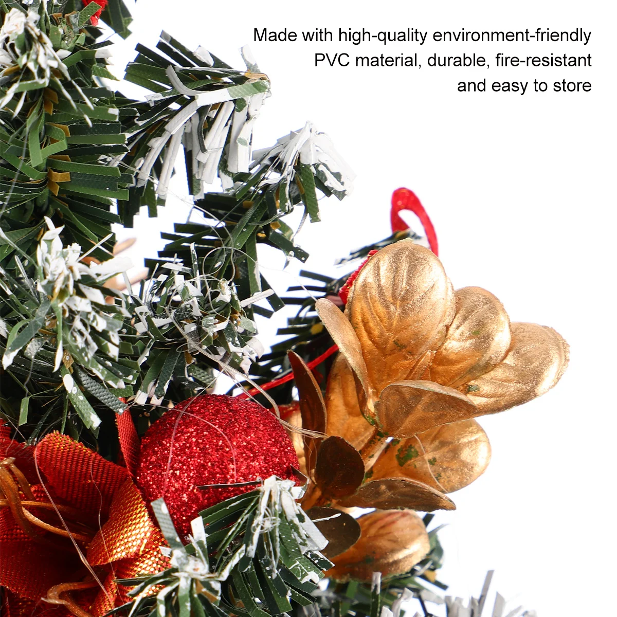 

Festival Tree Adornment Christmas Desktop Decorations PVC Mini Tree Ornament for Office Home Holiday Display