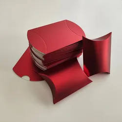 25/50pcs Mini Pillow Candy Boxes Wedding Birthday Christmas Favor Present Boxes DIY Paper Sweet Packaging Boxes