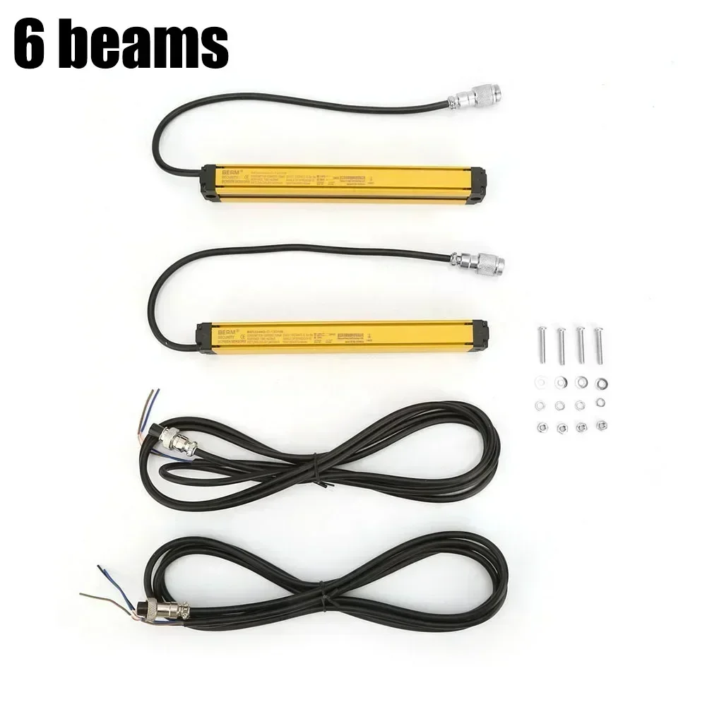 Industrial Automation Light Curtain Sensor Light Curtain Switch 10-30VDC Input Voltage Anti-interference Ability