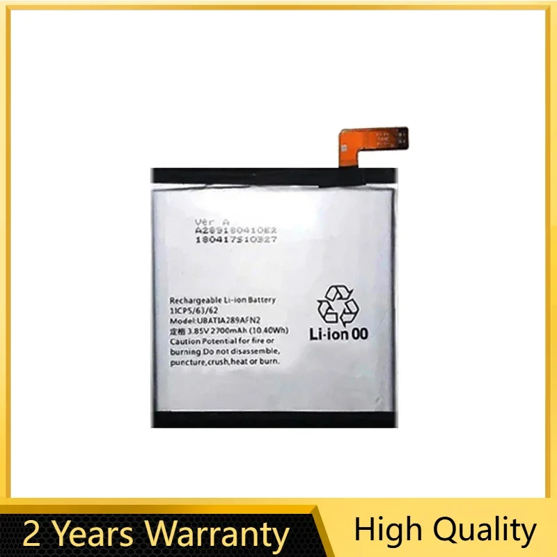 2700mAh Replacement Battery UBATIA289AFN2 for Sharp AQUOS sense 1 Sense1