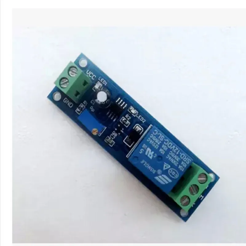 Monostable Relay Switch Delay on-delay Módulo, 12V, 5Pcs