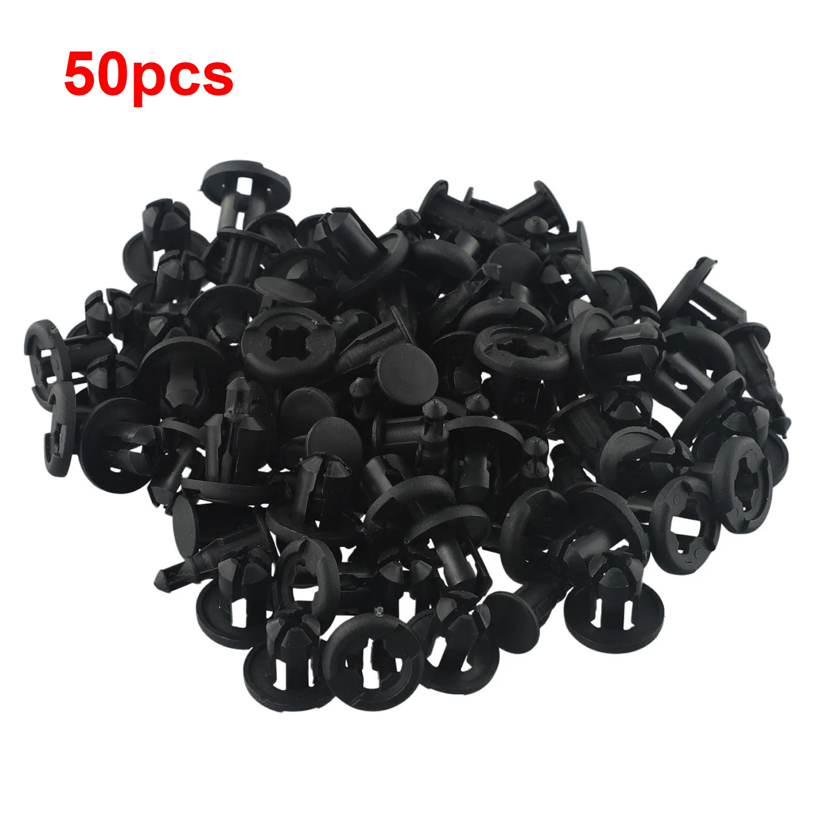 Fastener Bumper Retainer Clips Screw Fender For Honda Accord 1997-2010 50pcs Rivets Set Black Practical Accessories