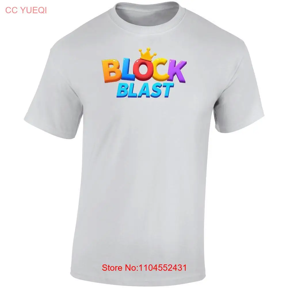 Block Blast Online Game T Shirt long or short sleeves
