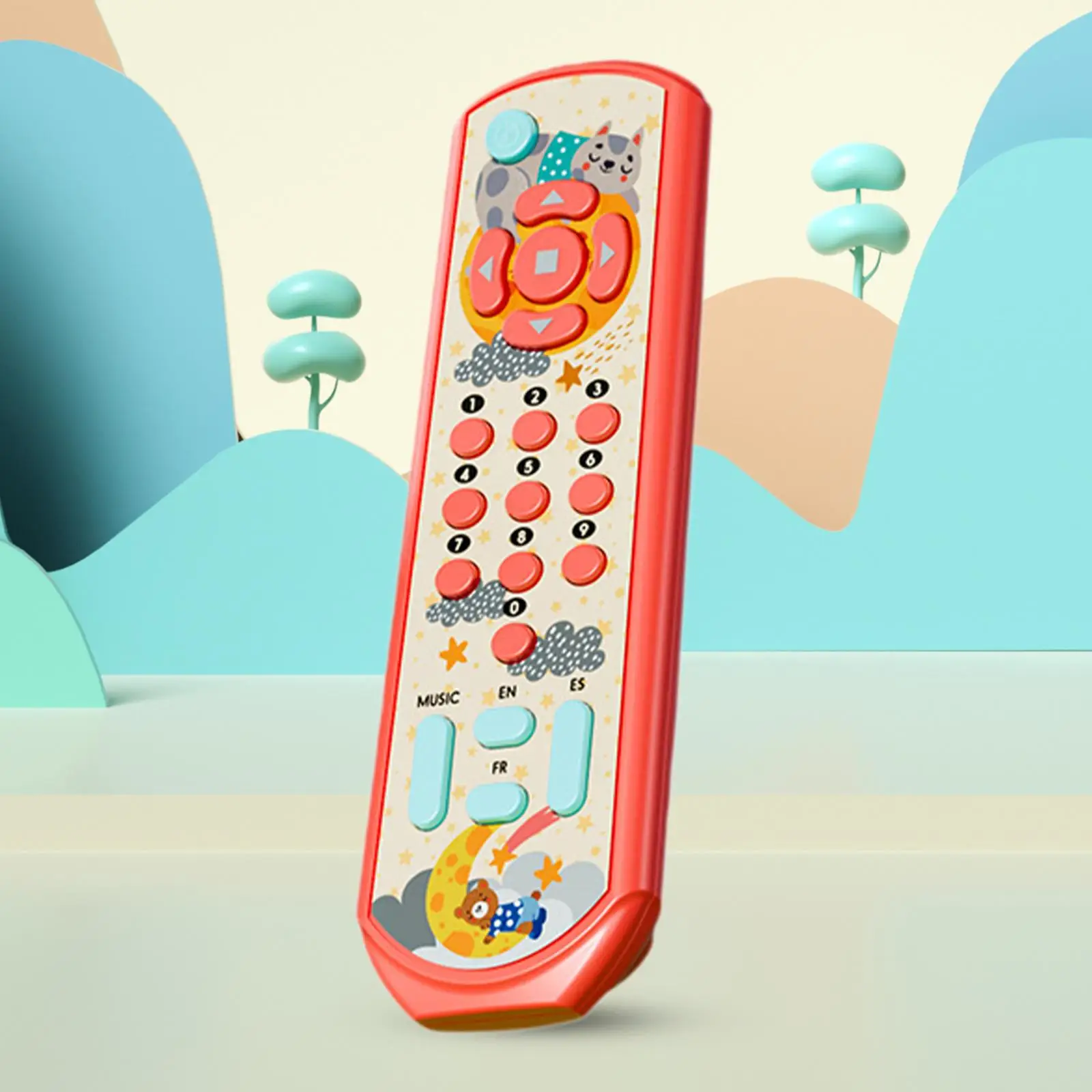 Toddler Remote Toy English Baby Musical Toy for Baby Infants 12 to 18 Months