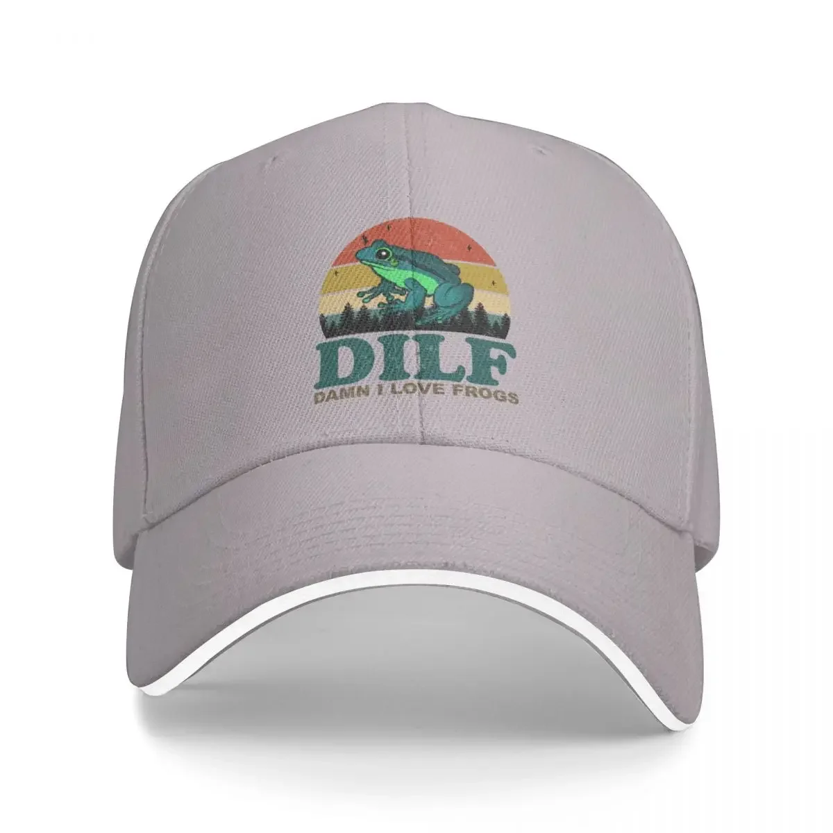 DILF Damn I Love Frogs Baseball Cap New In The Hat Anime Hat Ladies Men's