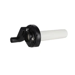 Motorcycle Twist Throttle Accelerator Grip Tube & Aluminum Throttle Cable Holder Housing for Motocross Dirt Pit Bike ATV Quad