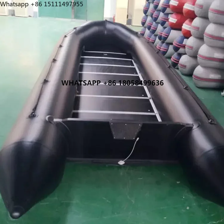 Zodiac Style Heavy Duty Inflatable Professional Rescue Boat 6m 10m Large Rubber Sport Yacht Outboard Engine PVC Hypalon Material