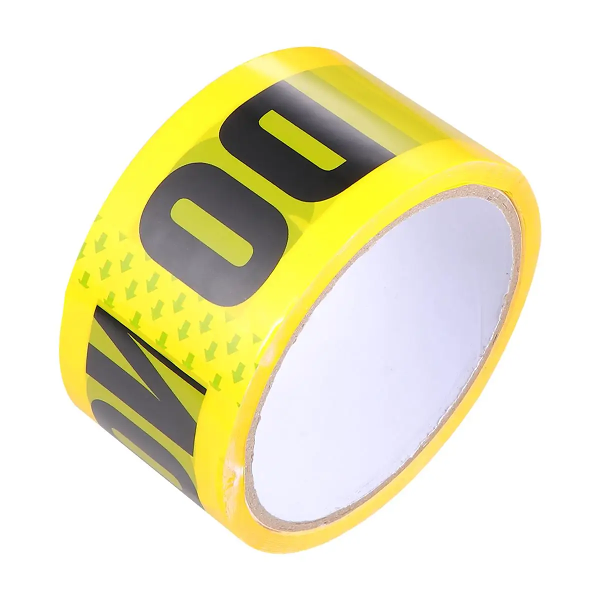 

2 Rolls Strong Adhesive Caution Warning Tape Heavy Duty Wear Resistant Waterproof Safety Grind Arenaceous Self Sticker Bright