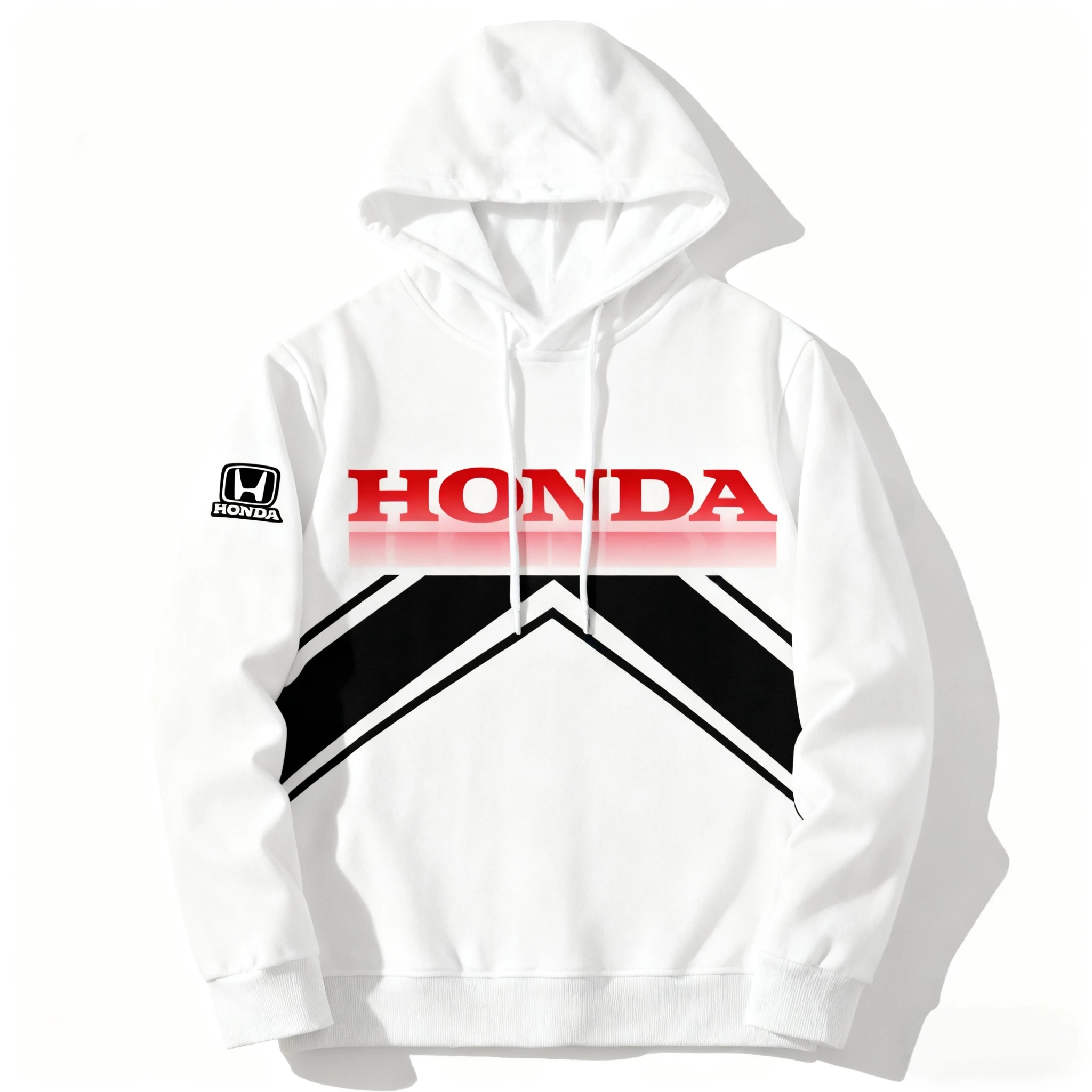 

Лидер продаж 2025 года, мотоцикл Honda 3D, свободная толстовка с длинными рукавами для гонок, уличная повседневная куртка Харадзюку для мужчин и женщин