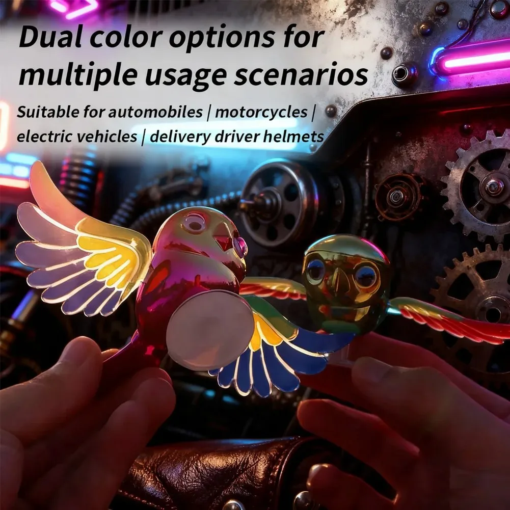 زخرفة السيارة الداخلية دراجة نارية معلقة الديكور الإبداعية تحلق مقلد سرعة الطيور يتجاوز 30 ميل الأجنحة سوف رفرف