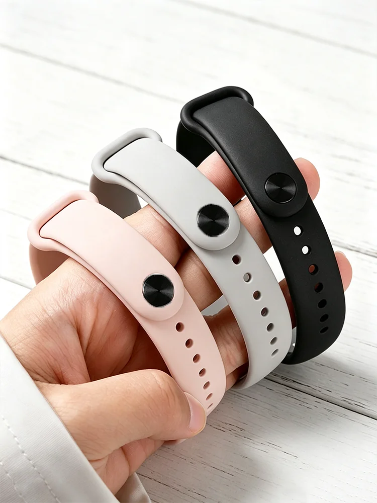 Silicone Strap For Xiaomi Smart Band 10 9 8 Sport waterproof Bracelet pulseira Correas Xiaomi mi Smart Band 10 9 NFC Accessories