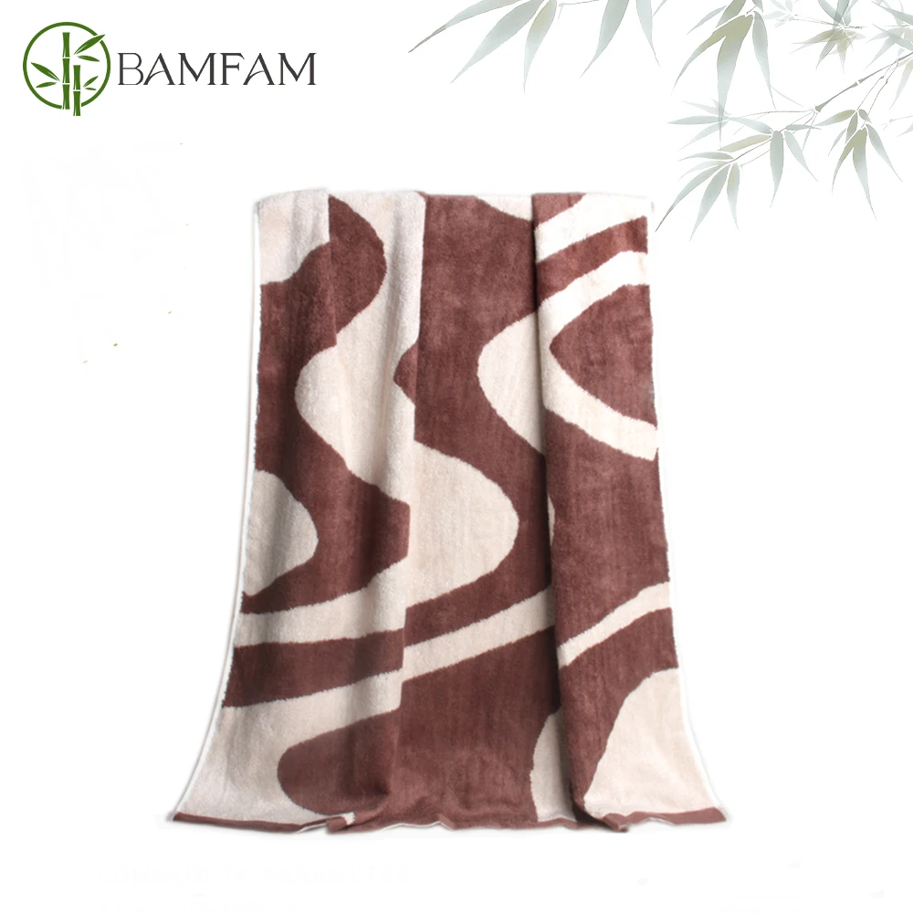 Thicker 100% Bamboo Fiber Bath Towel Sets Absorbent Adult Bath Towels Soft Face Hand Shower Towel for Bathroom Towel Set