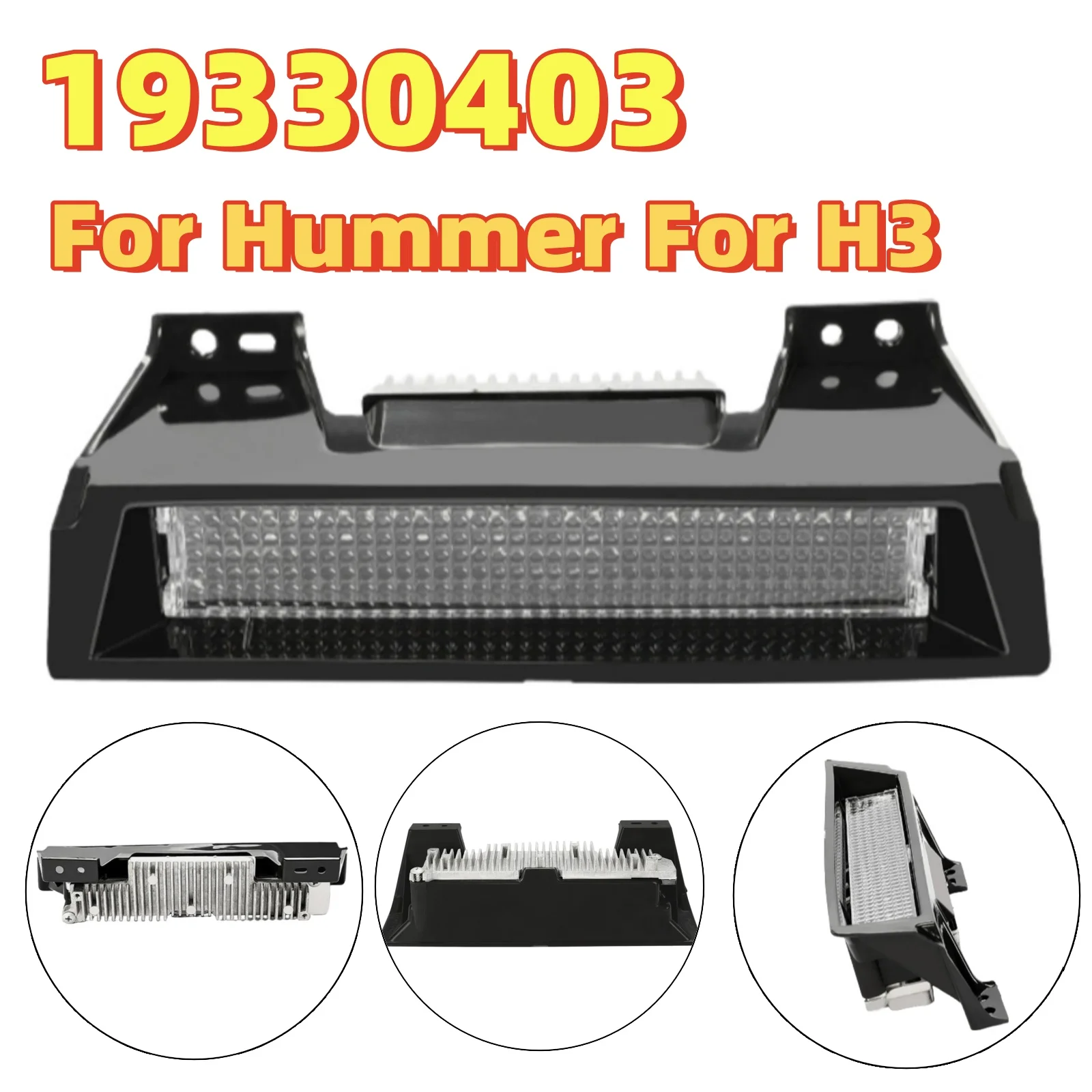 

Автомобильный светодиодный задний фонарь, третий стоп-сигнал 19330403 для Hummer для H3 2006-2010, ABS, светодиодный третий стоп-сигнал с высоким креплением, автомобильные аксессуары