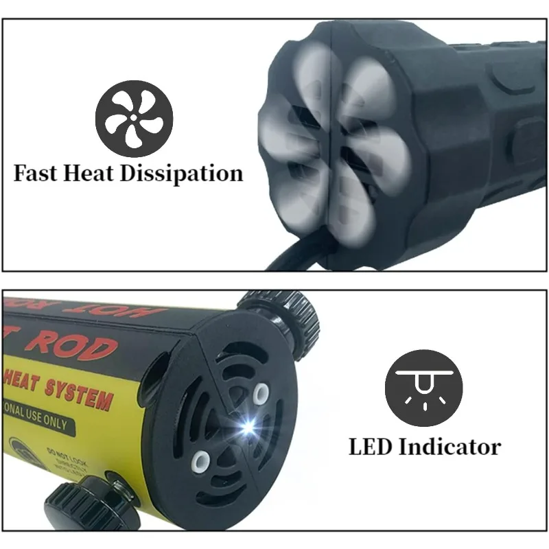 Solary-Herramienta de inducción de calor sin llama, Kit de calentador de inducción magnética de 1000W y 110V con 8 bobinas