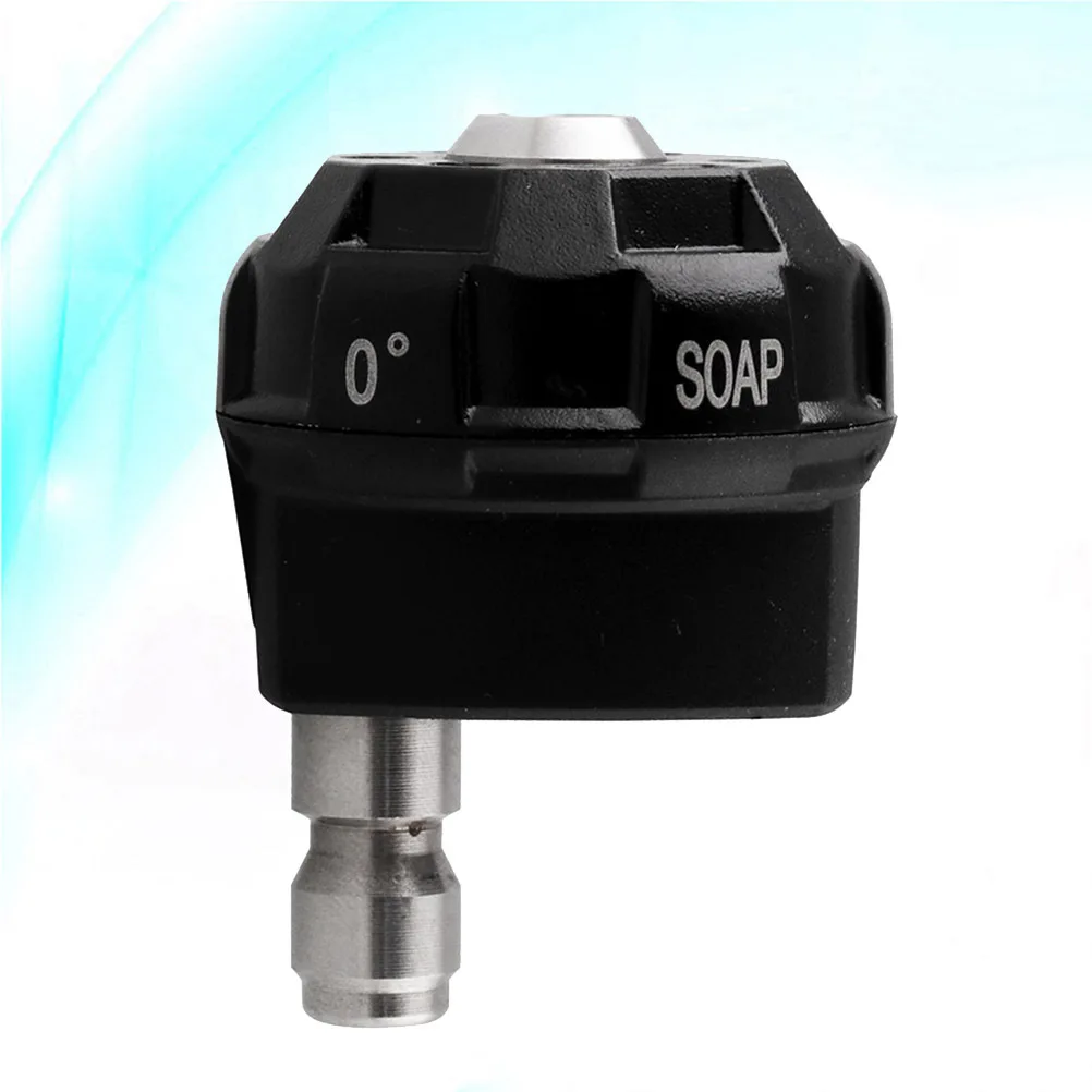 

6 In 1 High Pressure Water Nozzle Adjustable 0° 15° 25° 40° Flush Soap Fit 4000 Psi Power Washer Quick Disconnect Car Wash