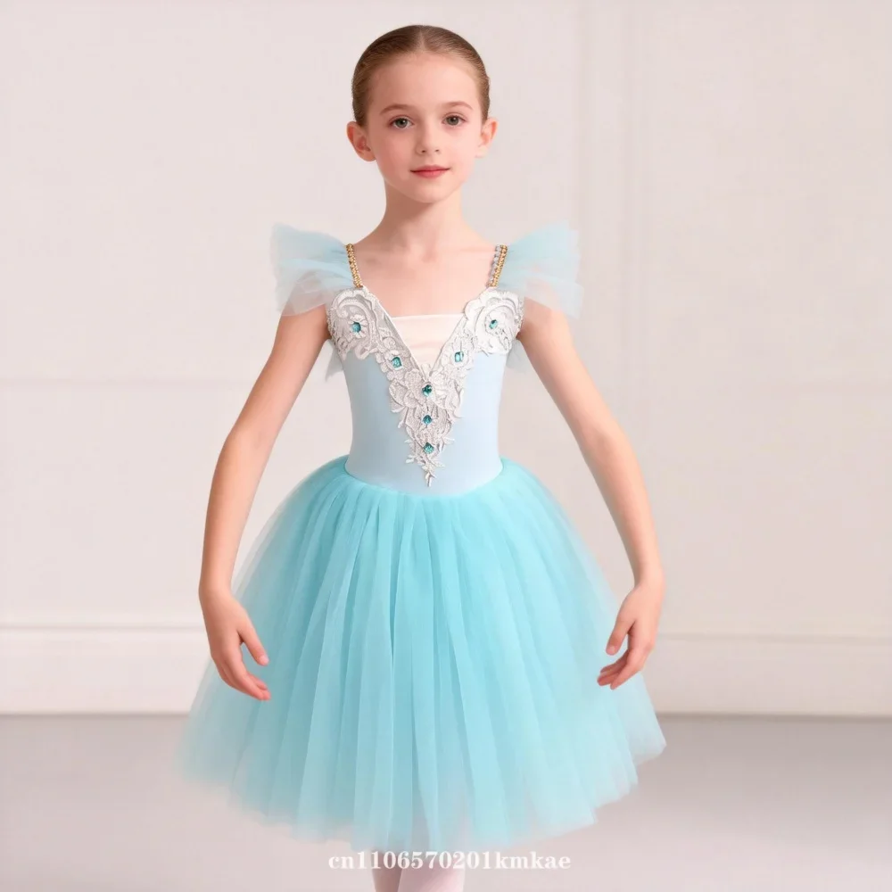 Children's Ballet Skirt Girls Dance Skirt Girl Program Collective Performance Costumes Dance Performance Costumes