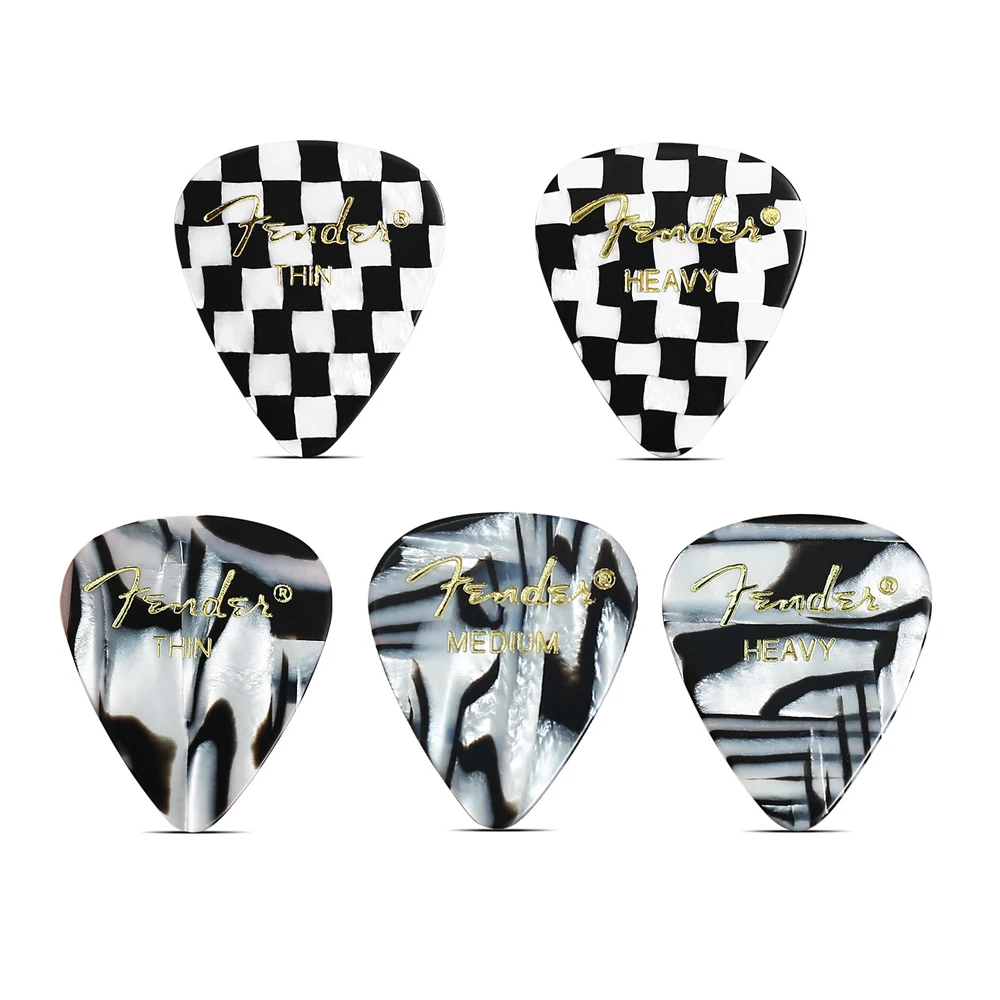 

Electric Guitar Picks Chess Grid Picks for Fender Celluloid Paddle Ballad Bass Fast-playing Non-slip Finger Strumming Shrapnel