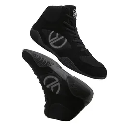 Men Professional Wrestling Boots Breathable Mesh Lightweight Boxing Shoes Non-slip Wear-resisting High Top Fighting  Plus Size