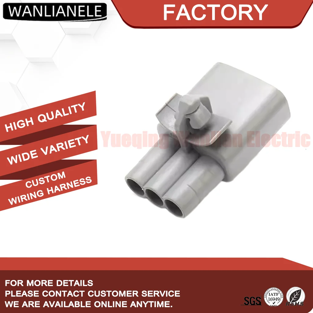 50 Sets 6188-0338 90980-11622 Turn Signal Light Socket Connector Replacement for Automotive 97-98 3 Pin Female Harness Plug