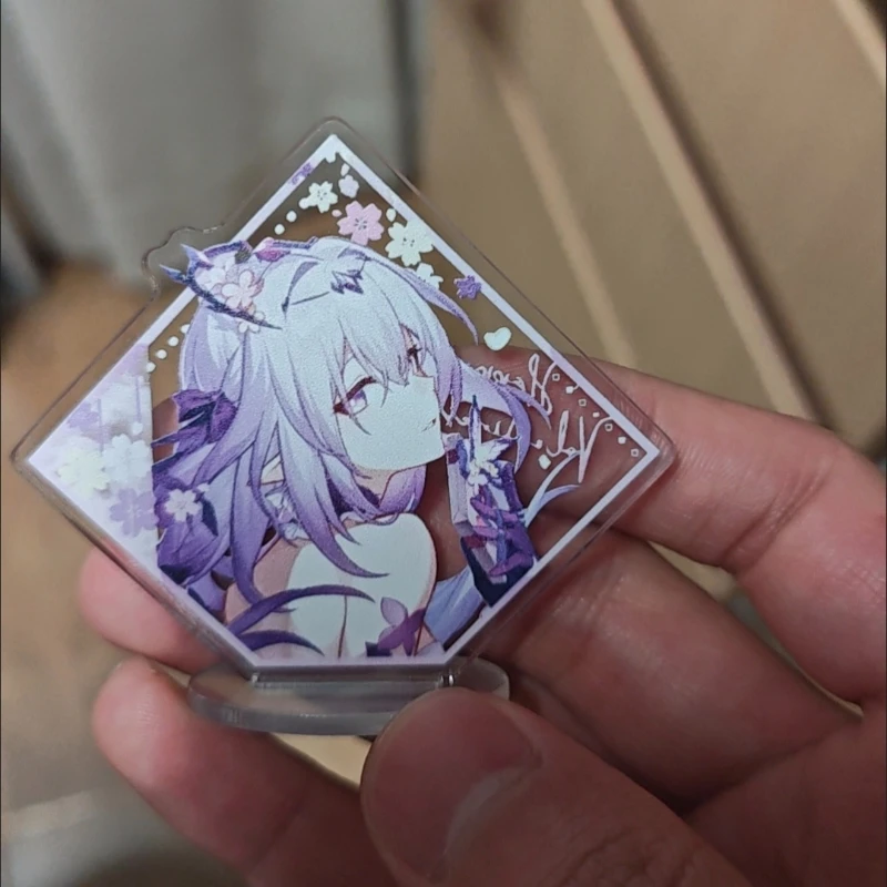 New Hot Game Honkai: Star Rail Castorice Firefly Small Acrylic Stand Model Plate Keychain Desk Decor Collection gift
