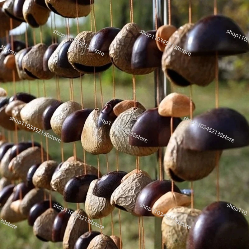 Nut Shell Sound Bundle Chacha Wind Chimes Outdoor SoundNM42