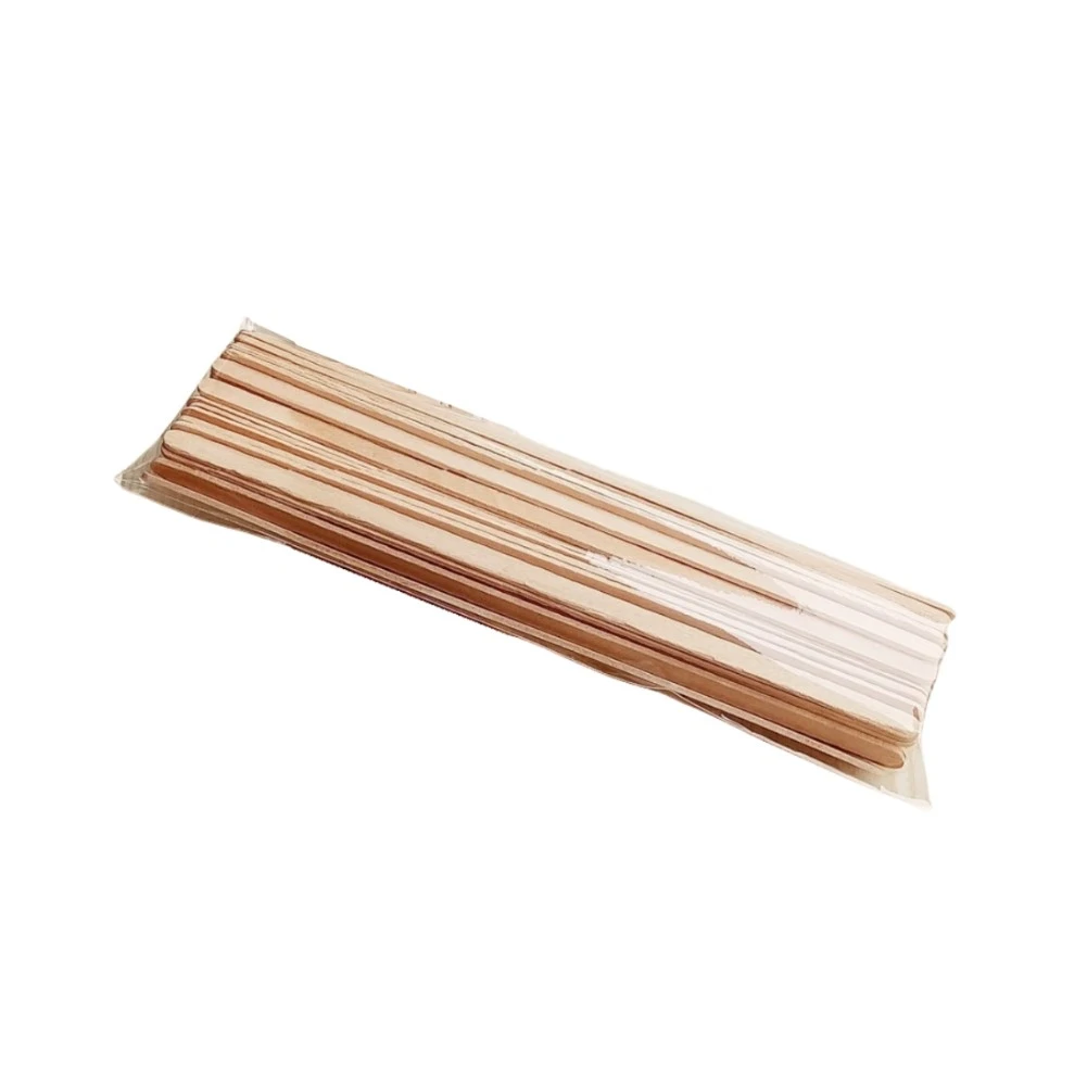 Brand New Coffee Stirrers for Bar Tools 50 Pcs Cocktail Drink Straws Flat Multipurpose Smooth for surface Wooden