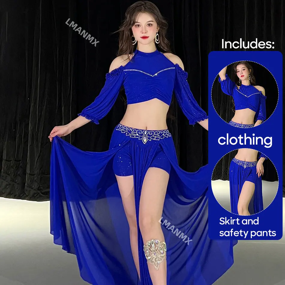 

Belly Dance Costume Mesh Practice Uniforms Class Uniforms Dance Performance Practice Uniform Women Group Uniform Class Uniform