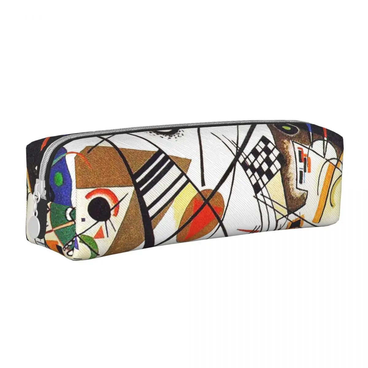 Creative Abstract Transverse Lines 1923 Pencil Cases Wassily Kandinsky Pencilcases Pen for Girls Boys Bag Office Cosmetic