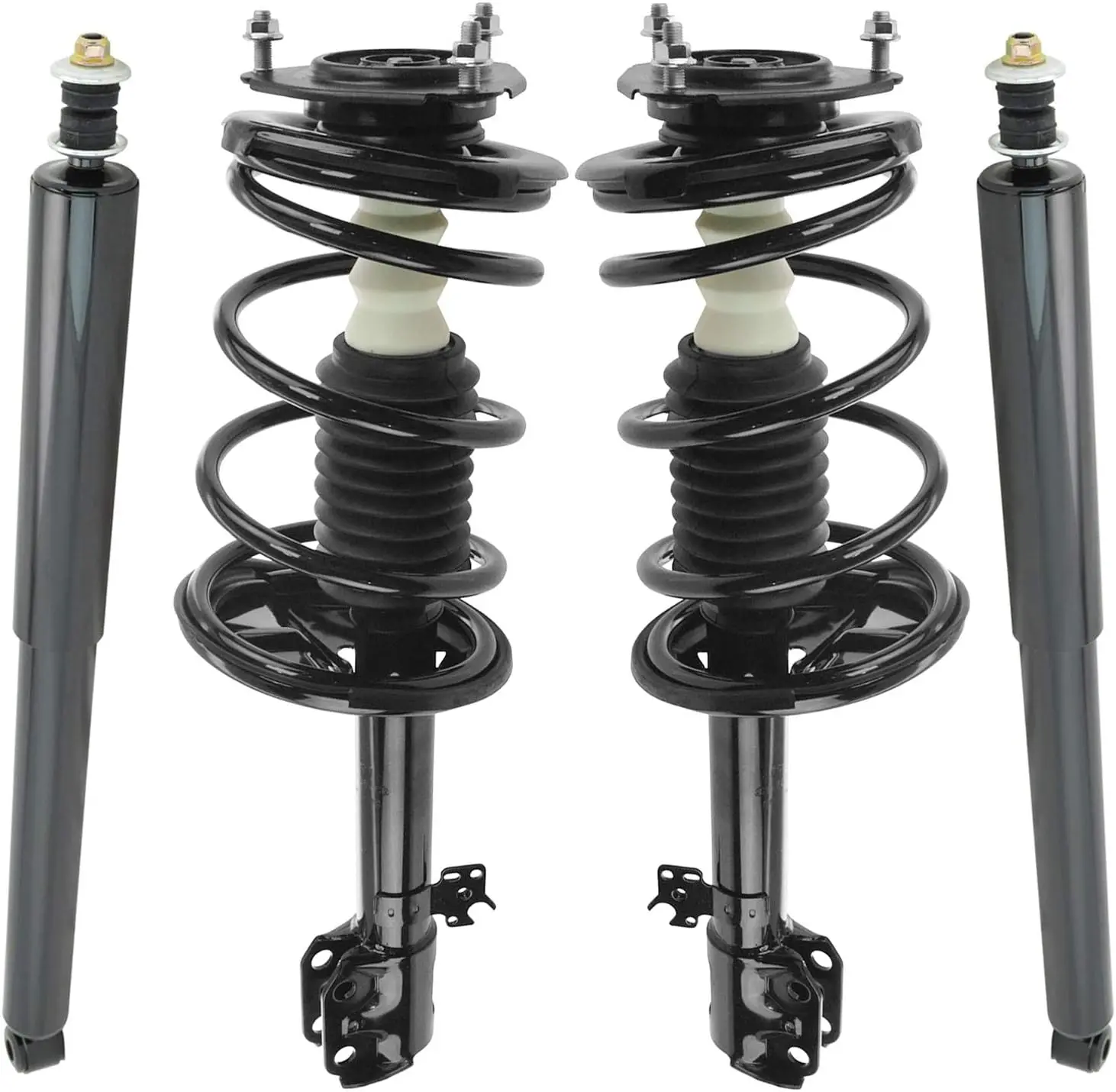 

Front and Rear Complete Strut Assembly & Shock Absorber Kit Complete Strut & Coil Spring Assembly Compatible with 2001-2005 Toyo
