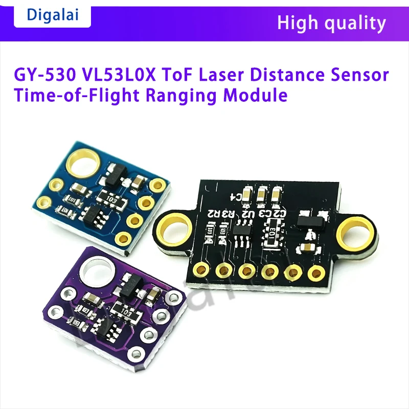GY‑530 VL53L0X ToF Laser Ranging Sensor Module Time‑of‑Flight Distance Measuring I2C 3‑5V For Arduino Raspberry Pi STM32