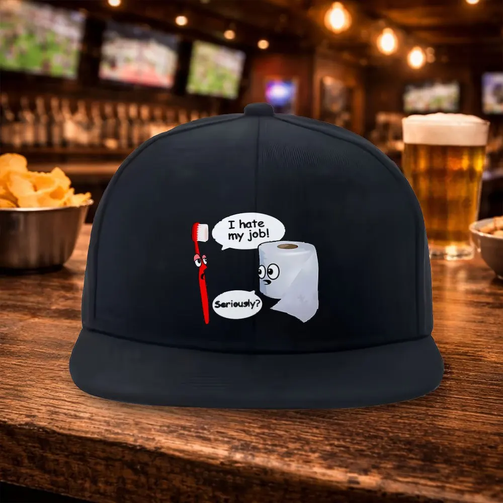 2026 I Hate My Job Cap - Funny Duckbill Baseball Hat Suitable for Parties, Birthdays & Mardi Gras - Lightweight Hip-Hop Hat with