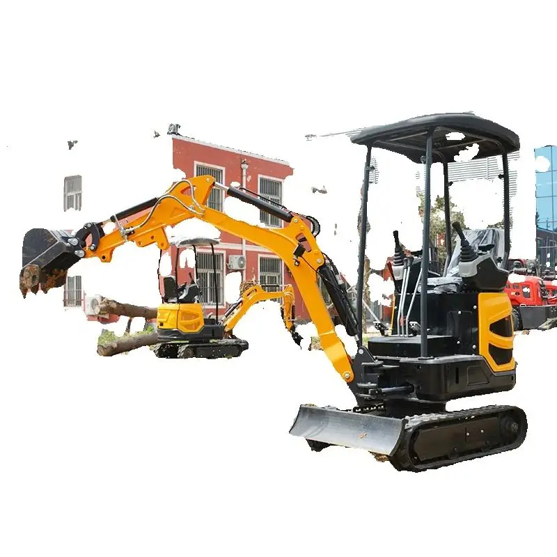

lexible 1.2 ton Mini Excavator Pelle Agricultural Diesel Small Digger Household Customization China Mini Excavator With CE